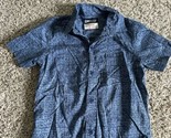 GRIZZLY Toddler Blue Short Sleeve Button Down Size Large 3T - $5.89