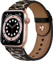 Apple Watch Genuine Leather Band Replacement Strap Iwatch Ultra SE 9 8 7 6 5 4 3 - £16.04 GBP+