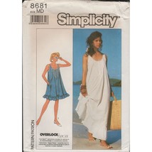 Simplicity 8681 Cottagecore Nap Dress and Nightgown Pattern Choose Size Uncut - £19.92 GBP