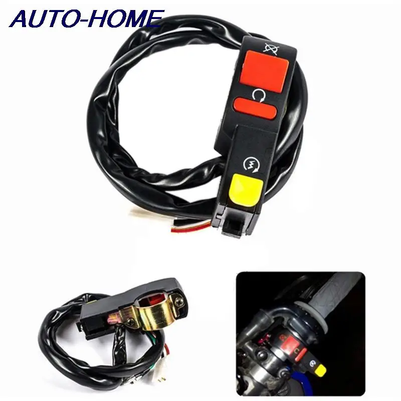 1pc Motorcycle Electric t Stop On Off Button Kill Switch  Motorcycle Dirt ATV Qu - £104.67 GBP