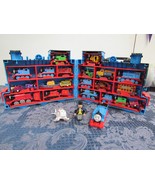 Thomas The Train and Friends Lot Of  20 + Train Cars W/ Carrying Case - £62.21 GBP