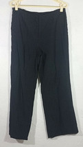 Kasper Sportswear Womens Pants Size 10 Black Textured Elastic Waist Casual - £7.89 GBP