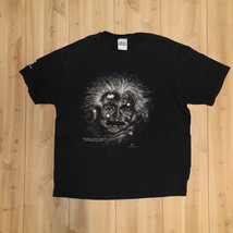 Vintage 1993 Albert Einstein Galaxy Glow In The Dark T-Shirt Mens Size XL - £53.68 GBP