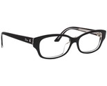 Christian Dior Eyeglasses Montaigne n°10F G99 Black/Clear Cat Eye 53[]15... - $329.99