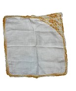 1 Vintage Cocktail Napkin Handkerchief Hankie Square 11.5&quot; x 11.5&quot; - $14.00