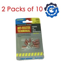 Calterm 2 packs 10  #22-18 AWG Pink Anti-Vibration Ring Terminals 65504 - $461.27 MXN