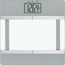 Silver Instatrack Digital Bathroom Scale With Athlete Mode And Body Fat/Bmi - £25.12 GBP