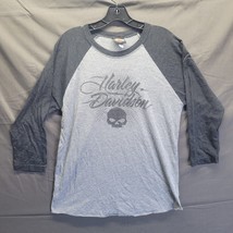 Harley Davidson Womens El Paso, TX 3/4 Sleeve Medium Barnett Shirt - $13.79