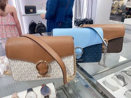 NWT Michael Kors Wanda Medium Shoulder Flap Crossbody Handbag Multi Color - £99.70 GBP+