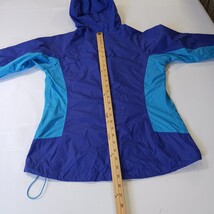 Columbia RL2111 Women's Blue Omni-Tech Acardia ll Rain Jacket Hoodie Size Small image 7