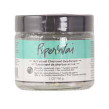 PiperWai Activated Charcoal Natural Deodorant For Sensitive Skin - 2 oz - £24.55 GBP