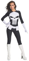 Rubie&#39;s Women&#39;s Marvel Universe Punisher Costume Black/White Size Medium - £50.81 GBP