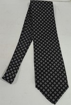 Izod Black Blue/White Pattern Multicolor Silk Mens Necktie Neck Tie - $25.80 CAD