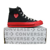 Converse x Chuck 70 HI Comme des Garcons CDG PLAY Mens 5 / Womens 7 NEW (NO LID) - £88.31 GBP