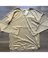 Nike Men’s Medium Dri-FIT Yoga Crewneck Shirt Tan FB7775-247 Long Sleeve - $47.64 CAD