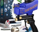 Portable Sand Blaster Gun Kit, Multipurpose Sandblasting Tool Complete W... - £73.13 GBP