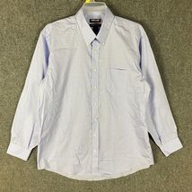 Kirkland Button Down Shirt Men&#39;s 17 Traditional Fit Long Sleeve 34/35 Co... - $219.15 MXN