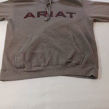 Ariat Women’s Women's Gray Cotton Blend Pullover Hoodie Sweatshirt Chest 48" image 15