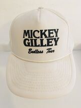 Country Legend Mickey Gilley The Endless Tour Snapback Hat Cap White 198... - $71.25