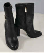Vince Camuto VC Curtis Black Leather  Boots/Bootie Womens Size 10 M EUC - £47.14 GBP