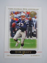 2005 Topps 50th Anniversary Tom Brady New England Patriots Football Card... - €3,45 EUR