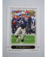 2005 Topps 50th Anniversary Tom Brady New England Patriots Football Card... - $3.95