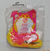 2000 Mcdonalds Happy Meal Toy Ty Teenie Beanies #2 Slither The Snake MIP - £7.74 GBP