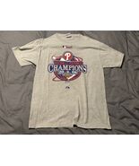 Philadelphia Phillies 2008 World Series Champions Tee Majestic Men’s M - $324.37 MXN