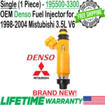 BRAND NEW OEM Denso x1 Fuel Injector for 1998-2004 Mitsubishi Montero 3.5L V6 - $103.45