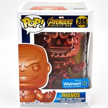 Funko Pop! Thanos Vaulted Walmart Exclusive Red Chrome Figure #289 - £8.66 GBP
