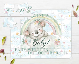 Rainbow Koala 30pce Wooden Puzzle, Baby Announcement - £28.23 GBP