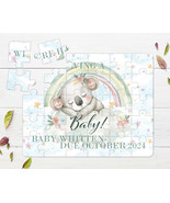 Rainbow Koala 30pce Wooden Puzzle, Baby Announcement - £28.32 GBP