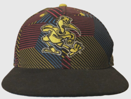 Miami Hurricanes ACC Sebastian Ibis NCAA Strapback Striped Hat Cap One Size New - £11.60 GBP