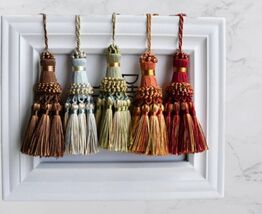 Short Key Tassel, Vintage Style Tassel, Tassel For Furniture and Home De... - $7.00