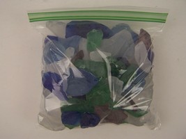 Bag Multi-Color Rough Cut Translucent Lava Rocks Gems Stones for Vase Accents - £11.60 GBP