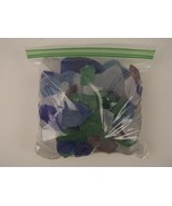 Bag Multi-Color Rough Cut Translucent Lava Rocks Gems Stones for Vase Ac... - £11.67 GBP