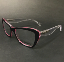 Dolce & Gabbana Eyeglasses Frames DG3194 2794 Black Pink Clear Cat Eye 52-16-140 - $93.28