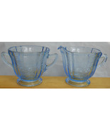 INDIANA MADRID BLUE RECOLLECTION SUGAR BOWL &amp; CREAMER PITCHER -
show ori... - £23.22 GBP