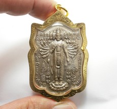 Vishvarupa universal form of Lord Vishnu Hindu amulet rare pendant blessed for s - £52.46 GBP