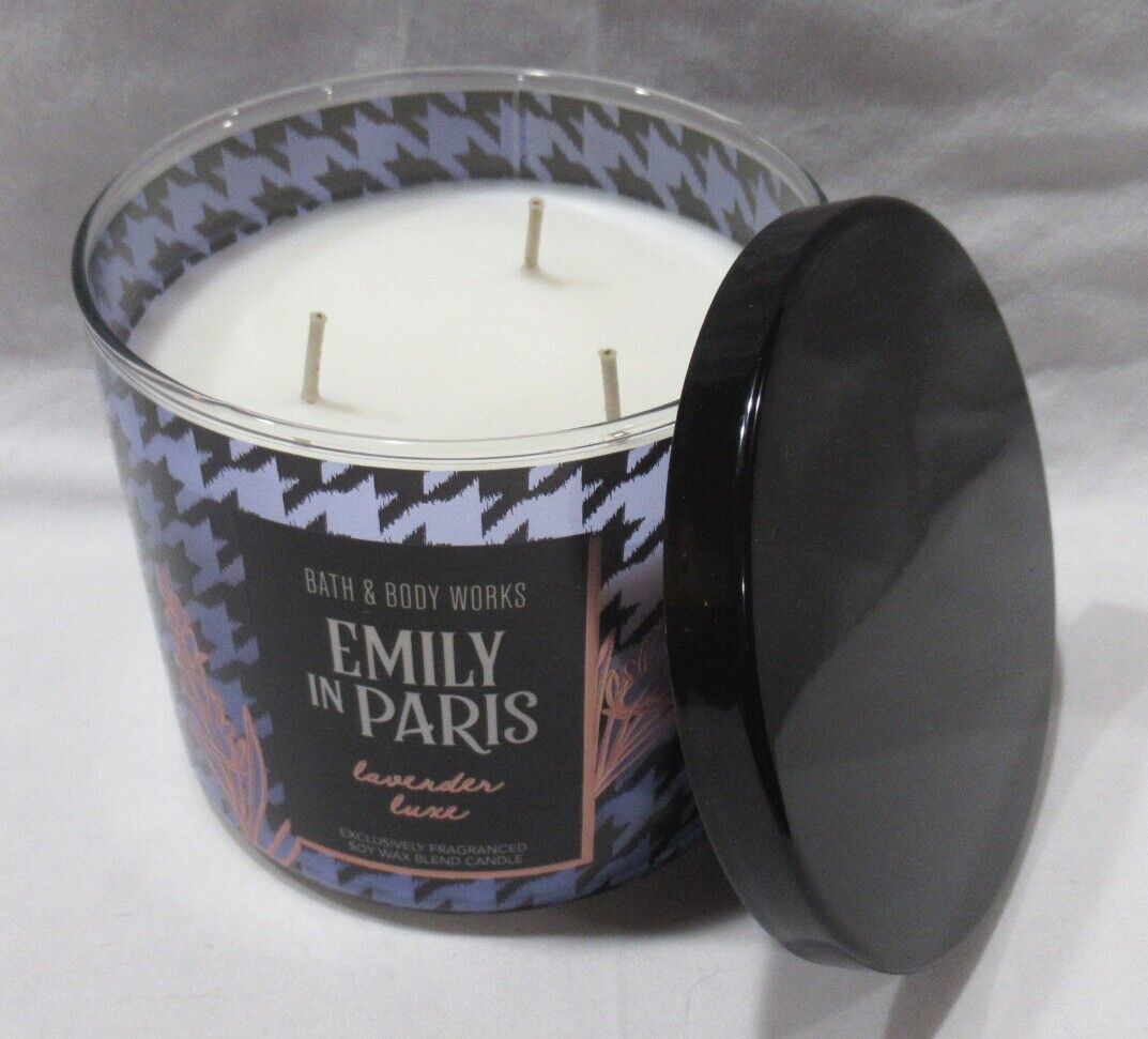 EMILY IN PARIS Bath & Body Works 3-wick Scented Candle Set Lot 2 LAVENDER LUXE Item image 3
