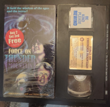Force on Thunder Mountain VHS 1987 united home video christopher cain cu... - £9.71 GBP