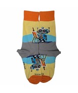 Robot Artist Socks from the Sock Panda (Adult Small - Shoe Sizes 2-5) - $6.93