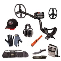 Garrett AT MAX Metal Detector w/ Pointer, Bag, Digger, Pouch and Gloves - £717.66 GBP