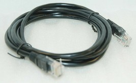 CAT 5e UTP BLACK 6&#39; foot Ethernet Cable E339682 Category 5e 26AWG - £2.92 GBP