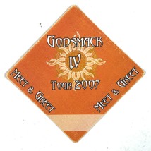 Godsmack IV Tour 2007 VIP Concert Guest Pass Meet &amp; Greet Satin Otto Sti... - $18.33