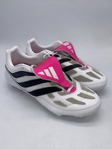 Men&#39;s adidas White/Black/Pink Predator Precision.1  ID6785 Men’s Size 8.5 - $199.99