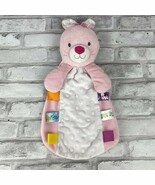 Taggies Bunny Rabbit Pink Security Blanket Lovey Soft Plush Baby Rattle  - $240.86 MXN