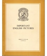 *Christie&#39;s London IMPORTANT ENGLISH PICTURES 27 June 1980 211-Pg Illus.... - $68.60 CAD