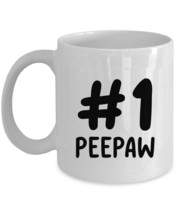 #1 Peepaw Coffee Mug 11/15oz Ceramic Mother&#39;s Day Christmas Tea Cup Gift For Mom - £12.41 GBP+