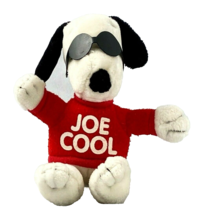 Peanuts Vintage Joe Cool Plush 10 Inch Stuffed Snoopy Dog Applause 1990 - $7.69